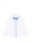 Рубашка с бантом Mayoral, белый - фото