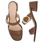 Женские шлепанцы Charles&Keith, черный - фото 7