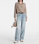 Кожаные кроссовки Brunello Cucinelli, белый - фото 3