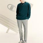 Толстовка унисекс Champion, серый - фото 15