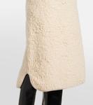 Юбка миди из хлопкового флиса Jil Sander, Eggshell - фото 5