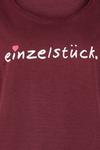 Футболка Sprüche Einzelstück, винно-красный - фото 3