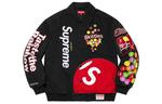Куртка Supreme Skittles Mitchell & Ness, черный - фото