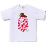 Футболка Bape Abc Camo Milo On Big Ape A BATHING APE, белый - фото 6