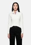 Топ Marc Cain Long sleeved top, Off-White/White - фото