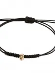 Золотой мини-браслет Caveira Anil Arjandas, черный - фото 2