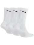 Носки Nike Everyday Cush Crew 3P Socks, white/black - фото 2
