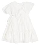 Платье из тюля с бантом Patachou, экрю - фото 4