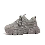 DAPHNE Серые женские кроссовки на платформе, цвет Gray - фото