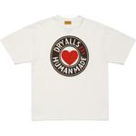 Футболка с логотипом Heart HUMAN MADE, белый - фото