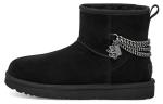Угги UGG Classic Mini Chains 'Black' Women's - фото