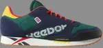 Кроссовки classic leather ripple altered 'green red' Reebok, зеленый - фото 2