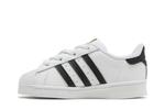 Кроссовки adidas Superstar Infant White Black, белый - фото 3