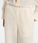 Широкие льняные брюки Select Eres, Corail Blanc - фото 4