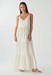 Платье макси EBLA WILLA, кремовый - фото 2