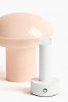 Настольная лампа H&M Cordless, 19.5x19.5 см, пудровый - фото 4