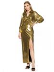 Платье Rae Metallic ALEXIA ADMOR, золотой - фото