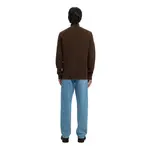 Свитер Selected Dane half zip, коричневый - фото 2