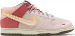 Кроссовки Nike Social Status x Dunk Mid 'Strawberry Milk', розовый - фото 2