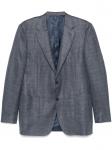 Canali фактурный пиджак, синий - фото