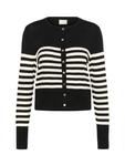 Кардиган Lizza в полоску KAFFE, Black/Multi - фото 5
