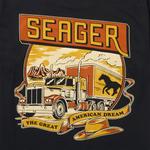 Футболка Trucking Seager Co., черный - фото 2