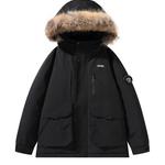 Jeep Унисекс пуховик, Khaki (Detachable Fur Collar) - фото 13