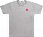 Футболка Comme des Garçons PLAY Mini Logo T-Shirt 'Grey', серый - фото