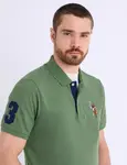 Футболка-поло U.S. Polo Assn Multi Color Big Logo Solid, темно-зеленый - фото 2