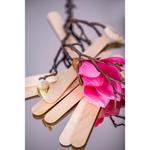 Мини деревянные лопаточки для депиляции 9,4*1 см, в упаковке 100 шт Panw - фото