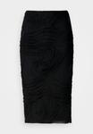 Юбка Gina Tricot STRUCTURED MIDI SKIRT, Black /Black - фото 7