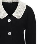 Укороченный топ женский черный Miu Miu - фото 8