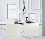 Настольный бегун Ambiente, 48x140 см, бежевый/кремовый - фото 2