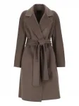Пальто с поясом Joseph, коричневый - фото