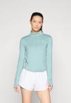 Топ Nike Performance SWIFT TOP, Cannon/Heather/Reflective Silver-Coloured/Light Blue - фото