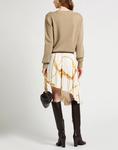 Юбка миди Burberry, айвори - фото 4