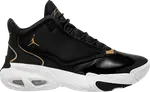 Кроссовки Jordan Max Aura 4 Black Metallic Gold, черный - фото