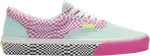 Кеды Vans Era Checkerboard Pink Blue Black, разноцветный - фото