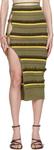 Зеленая юбка-миди 'La Jupe Maille Concha' Jacquemus - фото