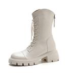 Lanza Белые женские ботинки Martin, цвет White - фото