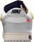 Кроссовки Nike Off-White x Dunk Low 'Lot 27 of 50', белый - фото 8