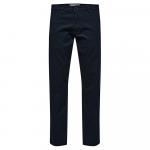 Брюки Selected New Miles Slim Fit Chino, синий - фото 3
