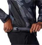 Водонепроницаемая куртка-дождевик Columbia Men's Inner Limits III, Black Mod Camo Print/Black - фото 4