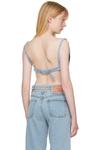 Смятый джинсовый бралетт Y/Project, синий - фото 3