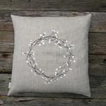 Декоративная наволочка Wohntextilien, 50х50 см, серый - фото