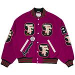 Куртка Supreme Drill Team Varsity Jacket, Magenta - фото