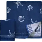 Полотенца Seashell с узором в виде ракушек Dyckhoff, Marine - фото