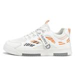 Кроссовки DOUBLE STAR 88 Skateboarding Shoes Men Low-top, белый/оранжевый - фото 11