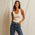 Майка с поддержкой Structured Rib Perfectwhitetee, мультиколор - фото 2