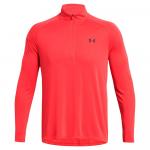 Лонгслив Under Armour Tech™ 2.0 Half Zip, оранжевый - фото 3